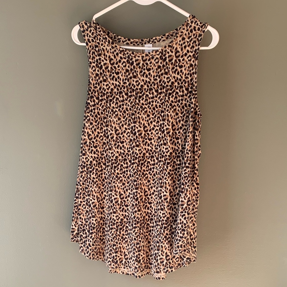 Old Navy Leopard Print Tank Top